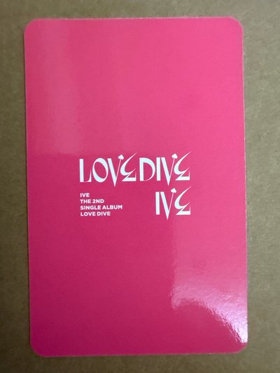 LOVE DIVE 專輯卡 3 ver.