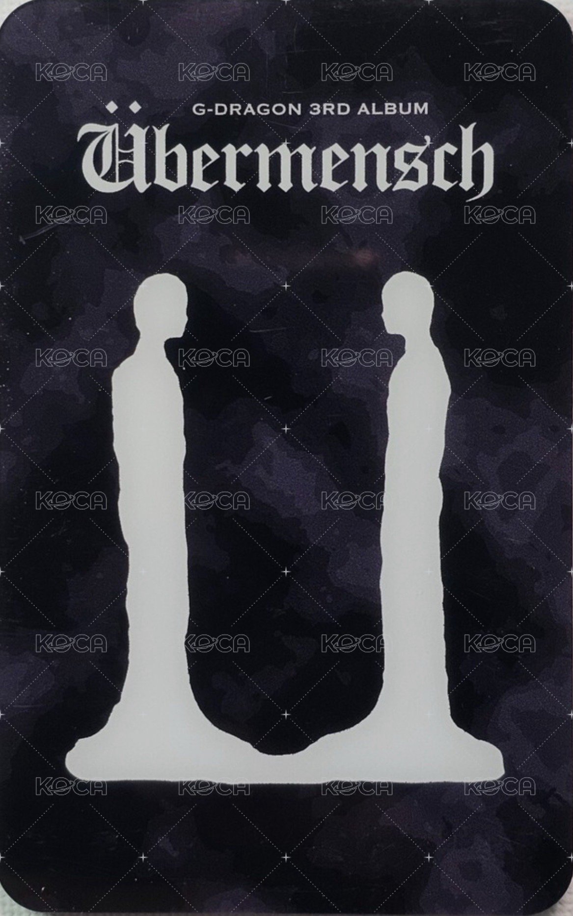 Übermensch 周邊卡 首爾線下展覽卡 背面