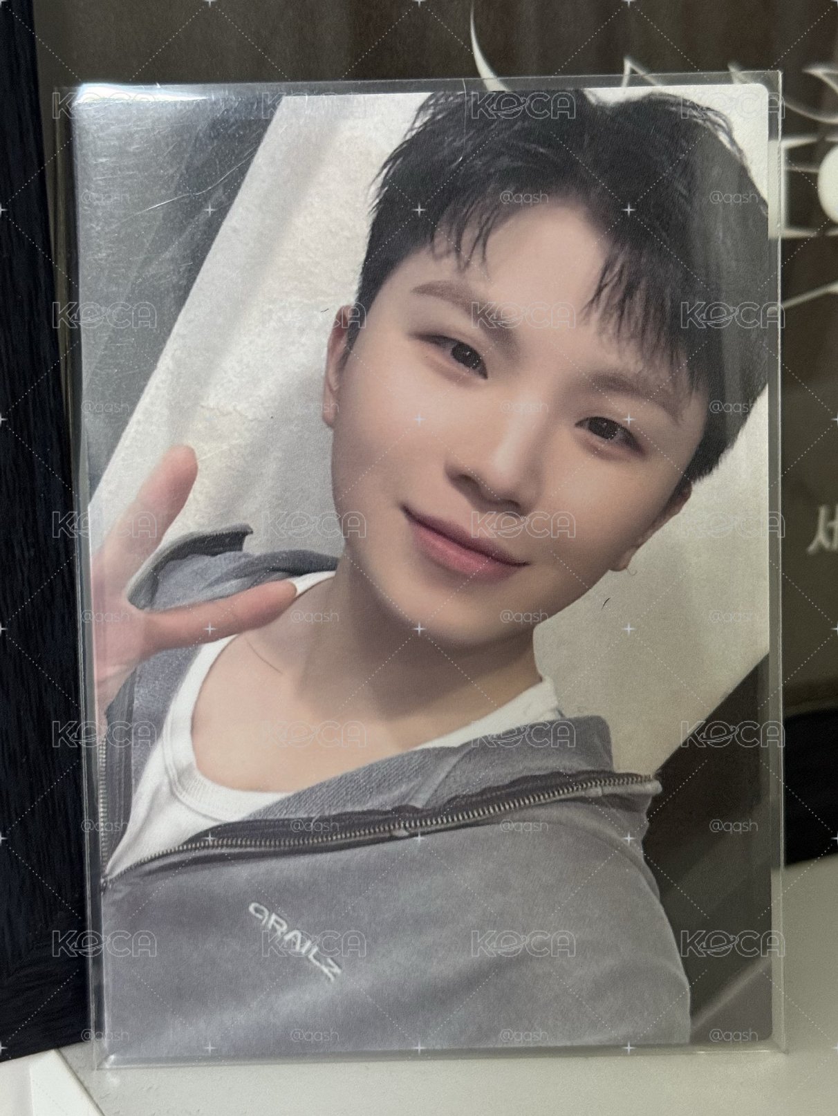 2張/RIGHT HERE 集章卡 THE CITY日巡集章卡&仁川場限 李知勳WOOZI 