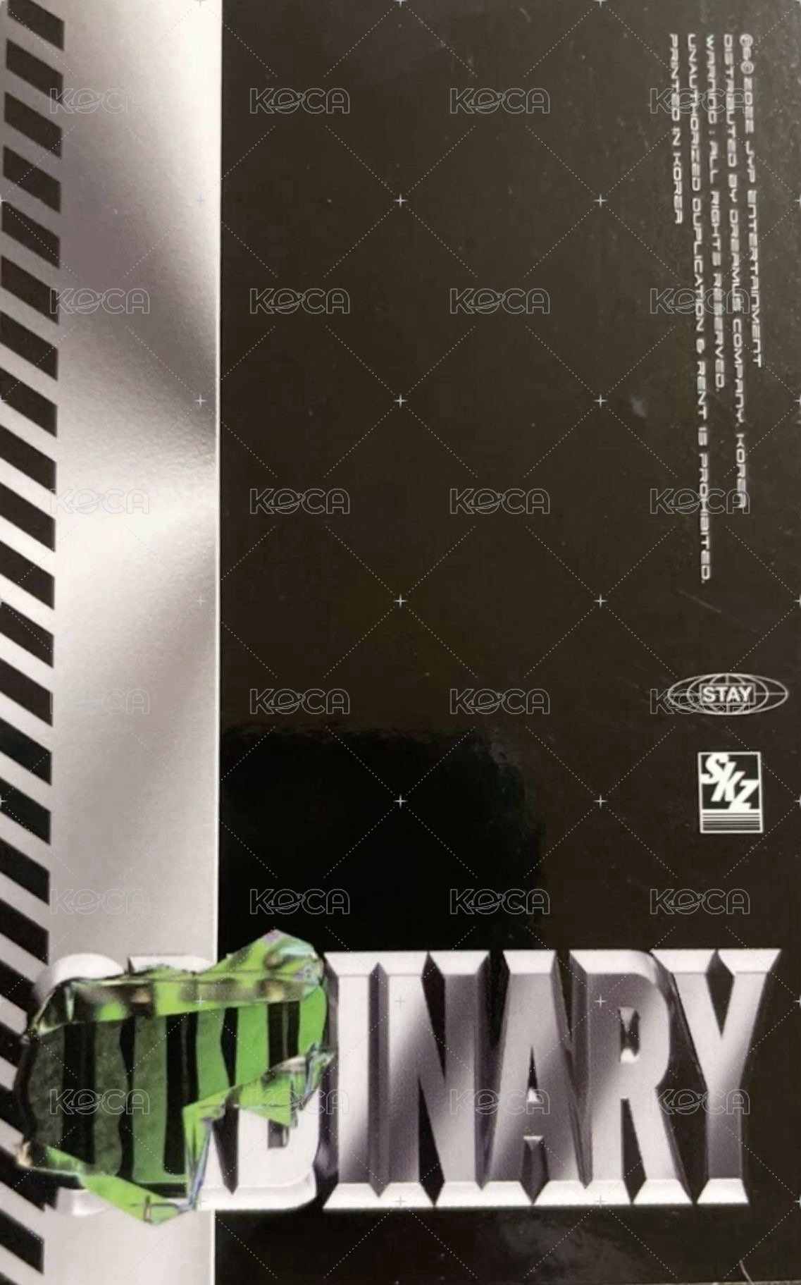 ODDINARY 專輯卡 ID卡 背面