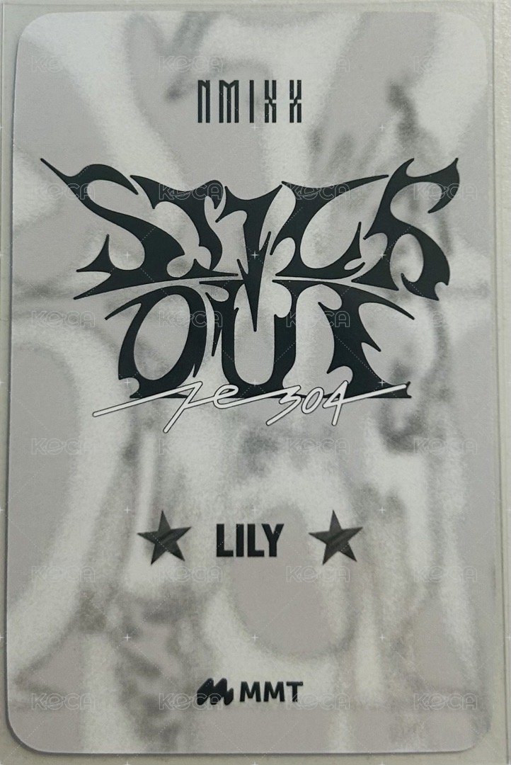 STICK OUT mmt 簽售卡 3.0 Macbook莉 背面