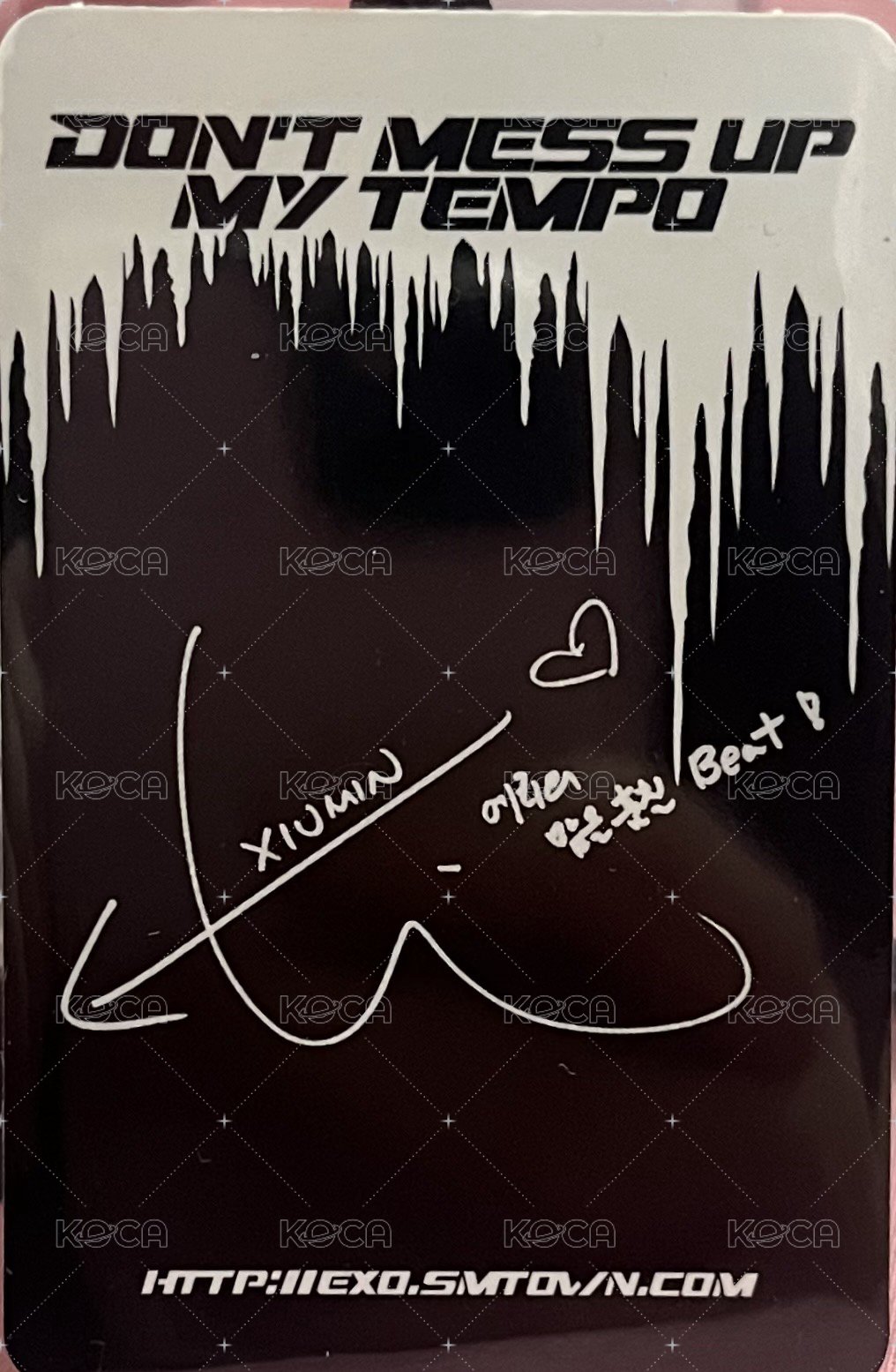 正規五輯 專輯卡  背面