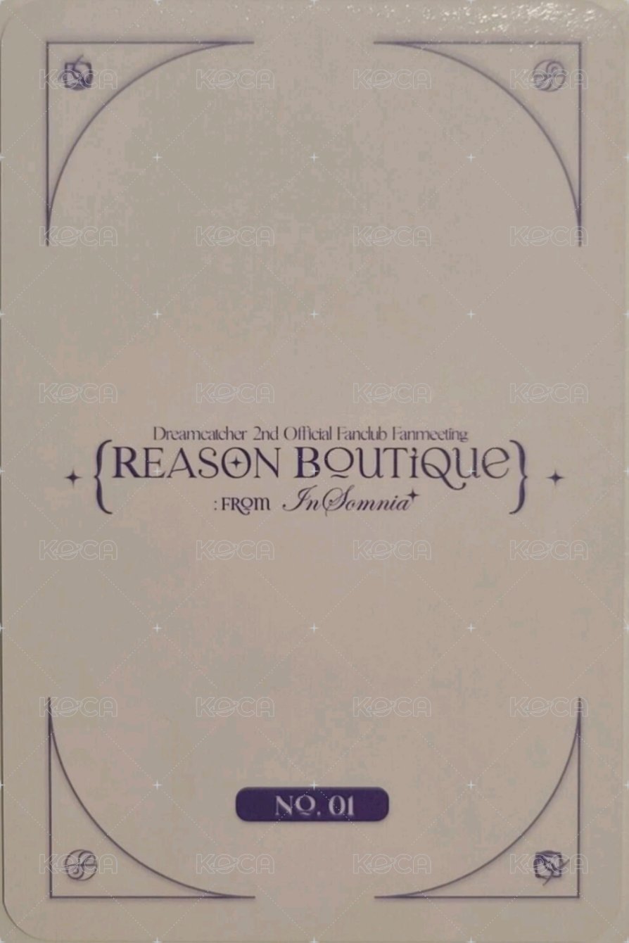 二期會員粉絲見面會 隨機卡 卡包卡 01 背面