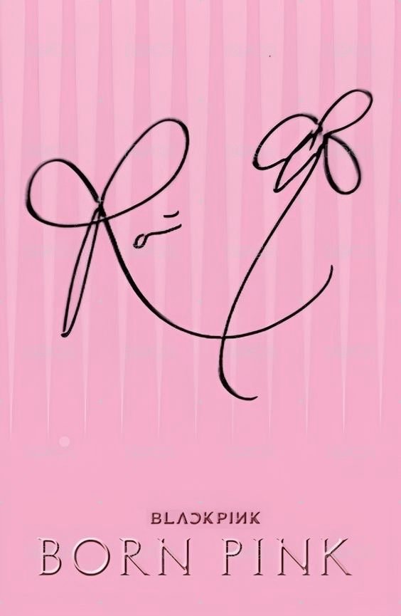 BORN PINK 專輯卡 黑膠 B ver. 背面