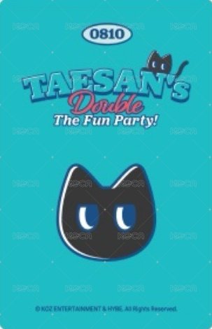 25生日 wvs 周邊卡 旋轉立牌 背面