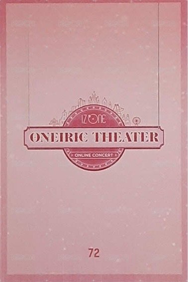 2020 線上演唱會 隨機卡 72 背面