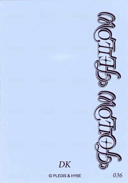 FOLLOWFELLOW 隨機卡 日卡包卡 背面