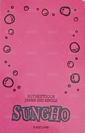 BOYLIFE 快閃店 隨機卡  背面