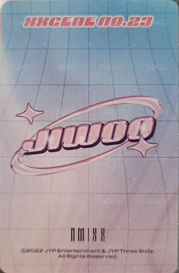 2023年曆 年曆卡 固配友 背面