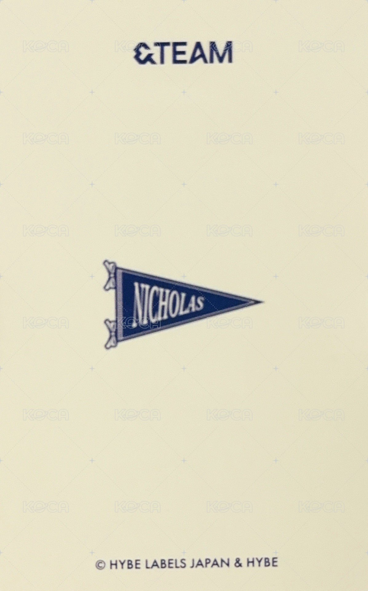 青嵐 隨機卡  背面