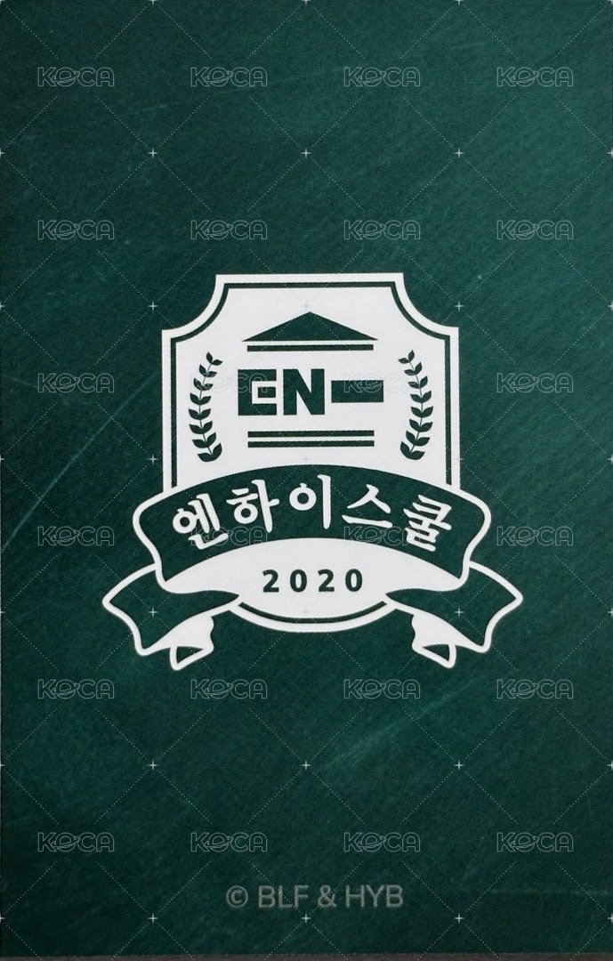 EN-O'CLOCK wvs 滿額卡  背面