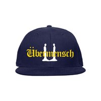 ÜBERMENSCH STRUCTURED SNAPBACK HAT (NAVY)