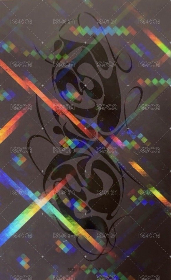 HxW ‘𝗕𝗘𝗔𝗠’ 環球 抽選卡  背面