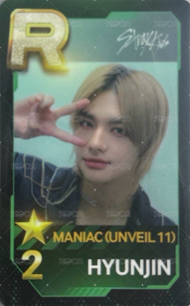 SUPERSTAR 遊戲卡 MANIAC (UNVEIL 11) 正面
