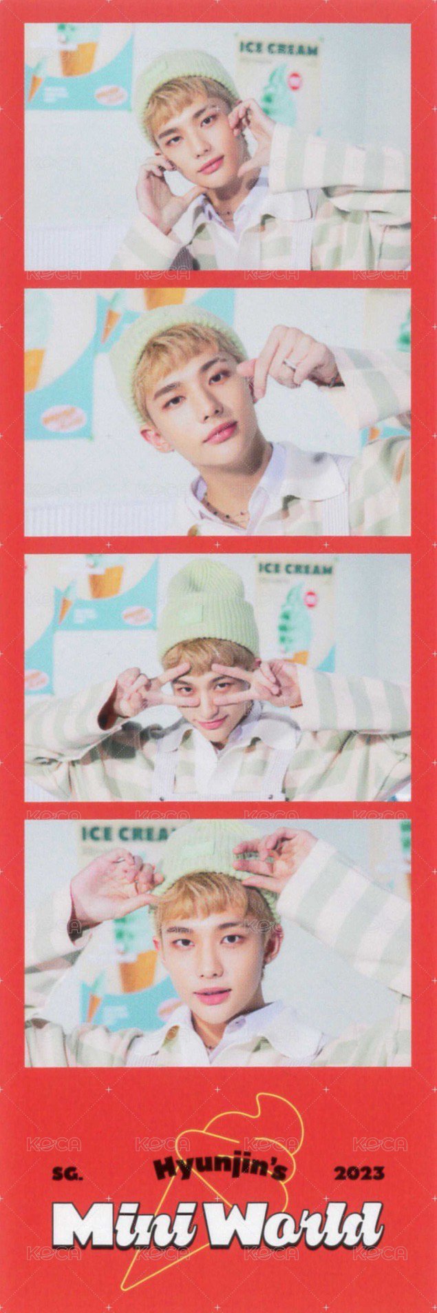 2023 年曆 人生四格卡  正面