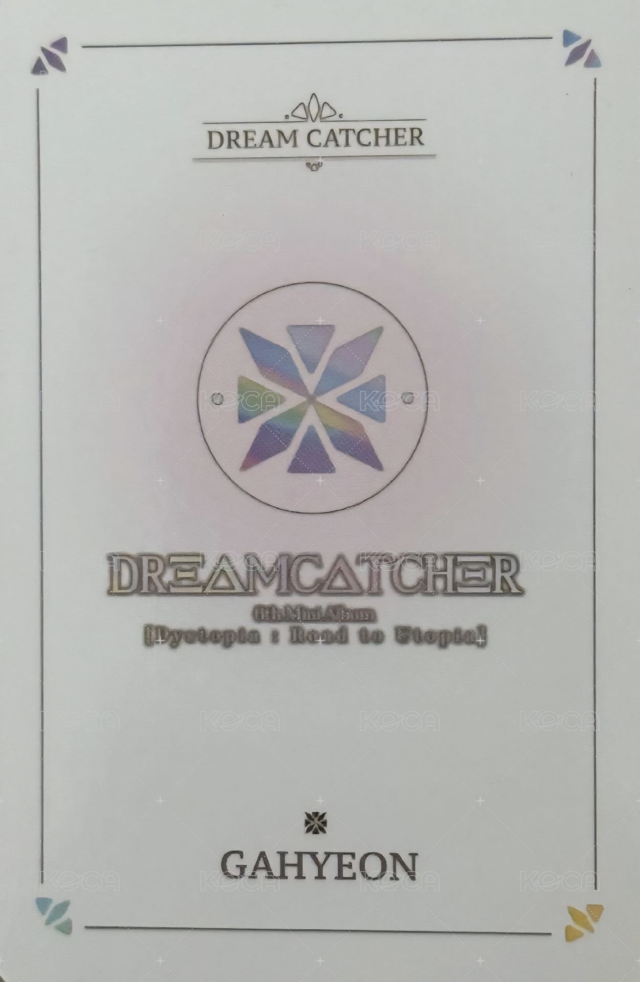 迷你六輯 mmt 簽售卡  背面