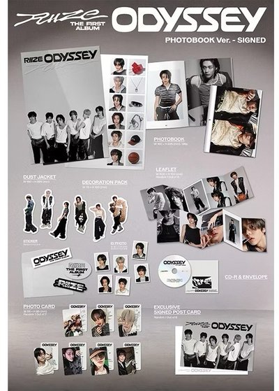 RIIZE -正規一輯 [ODYSSEY] 美版親簽專輯 