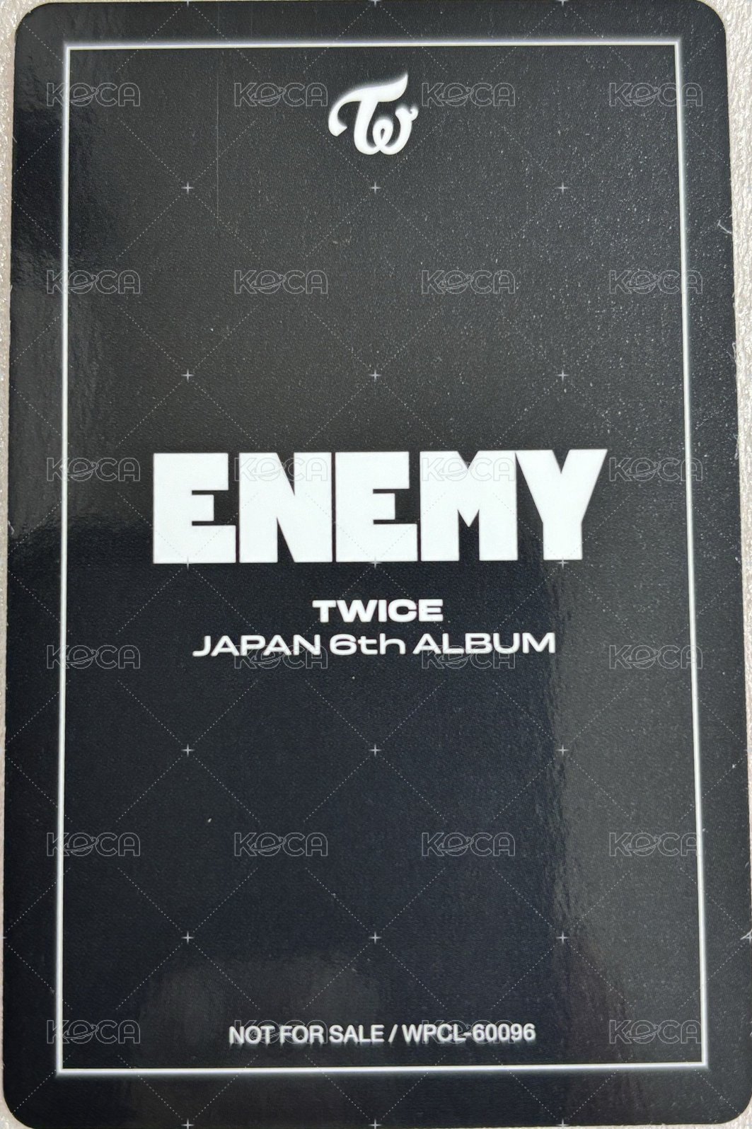 ENEMY 專輯卡 MINA盤 背面