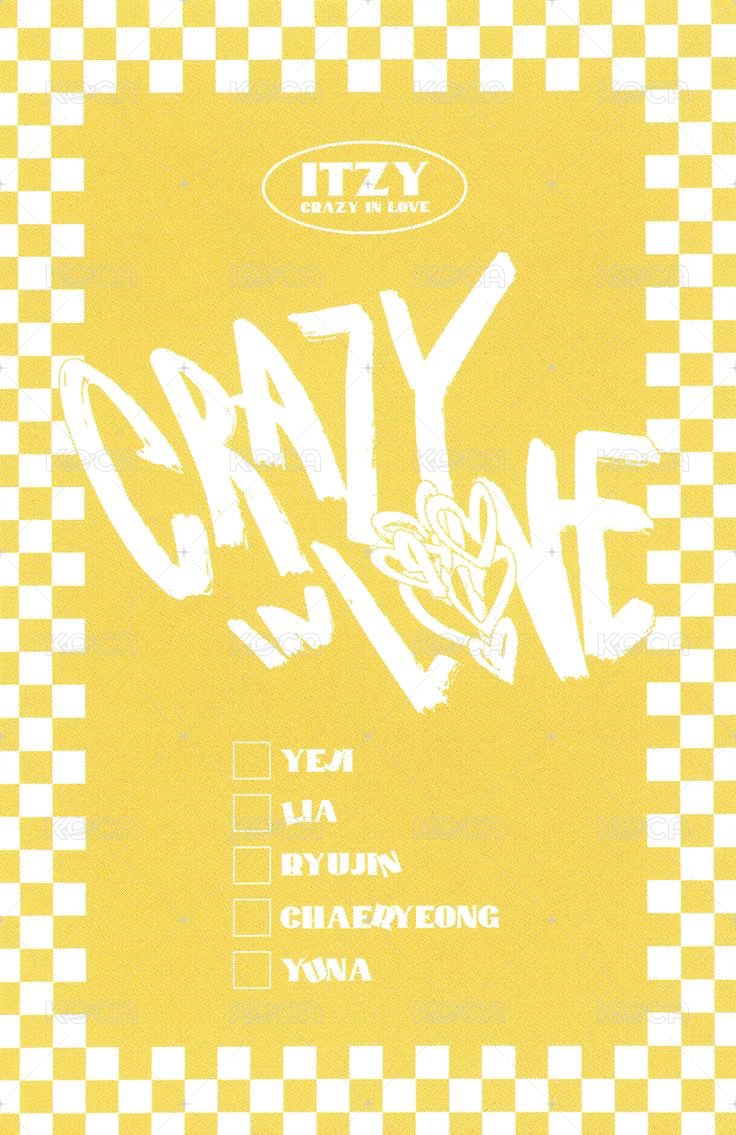 CRAZY IN LOVE 專輯卡  背面
