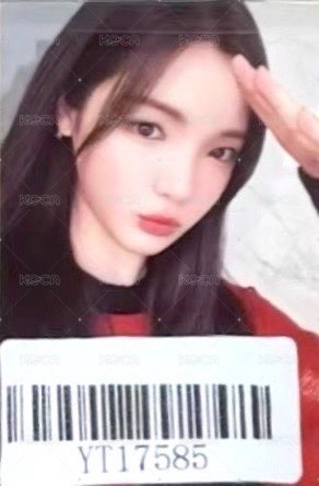 單一 kms v1 簽售卡 上海 正面