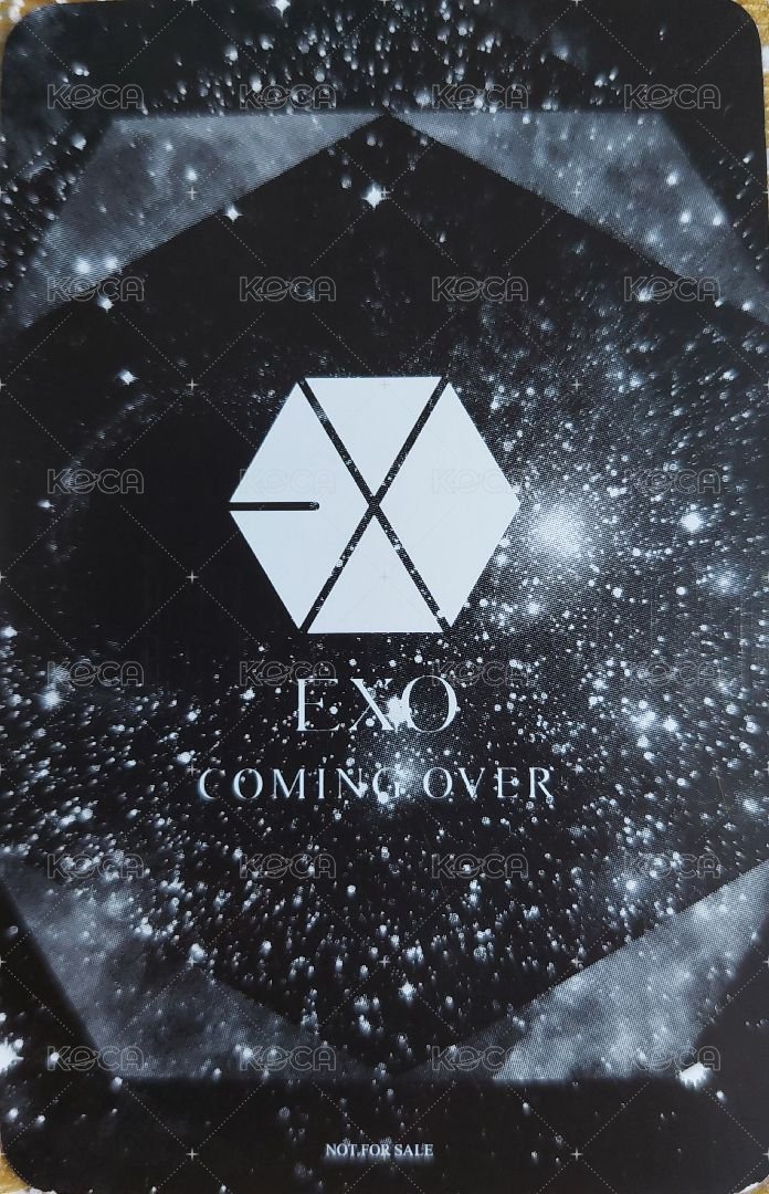 EXO Coming Over 專輯卡 伯賢 Coming Over專卡 背面