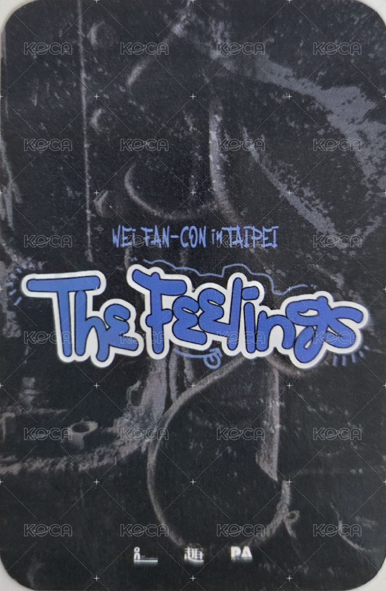 迷七SC演唱會 周邊卡 台北場 背面