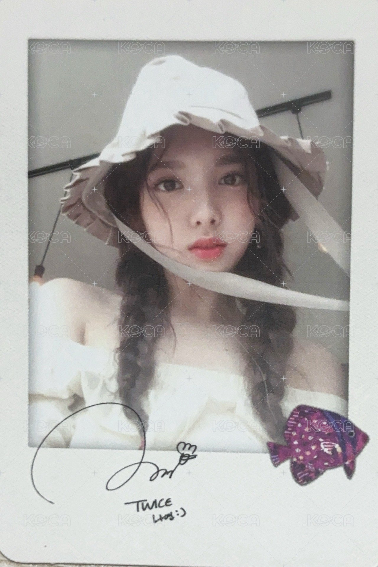 Twicetagram 專輯卡 白帽璉 正面