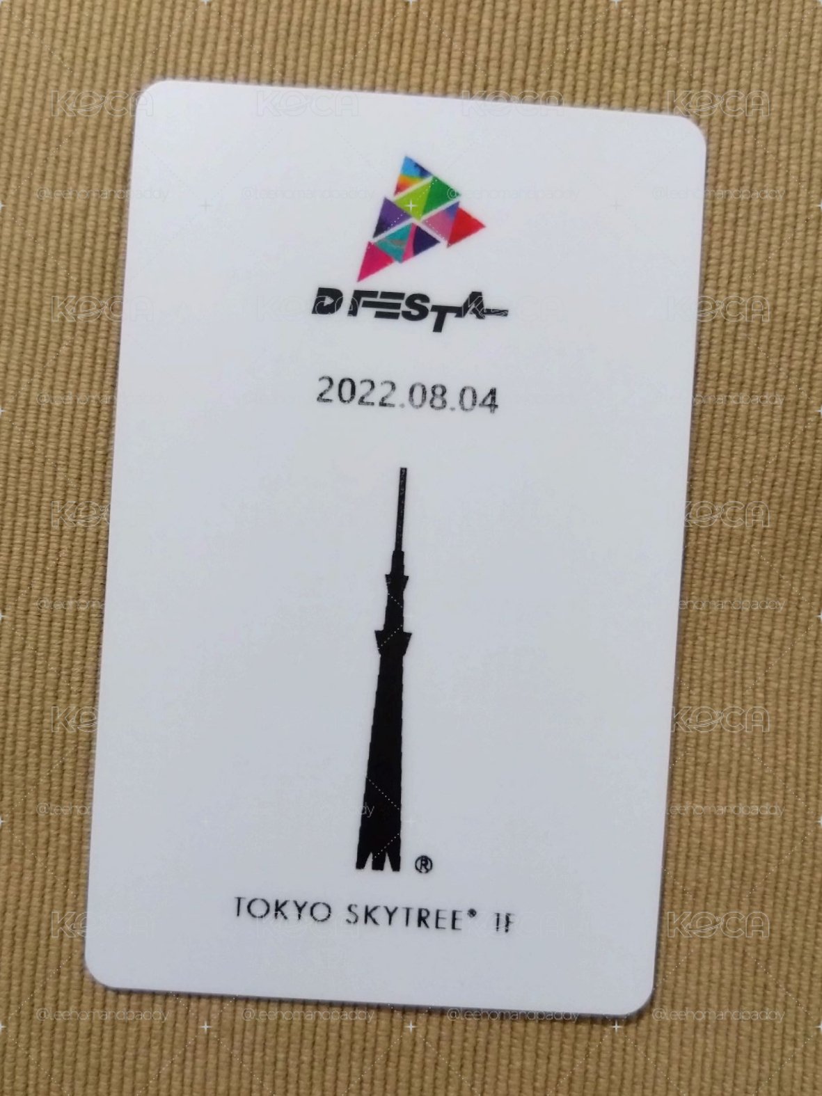 馬克d社展覽門票卡