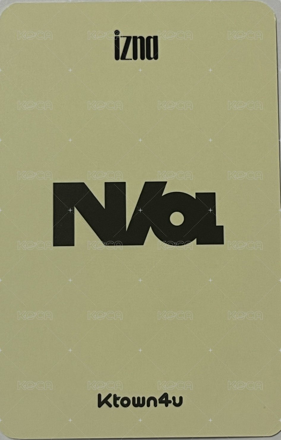 迷一 k4 預售 特典卡 校花 背面