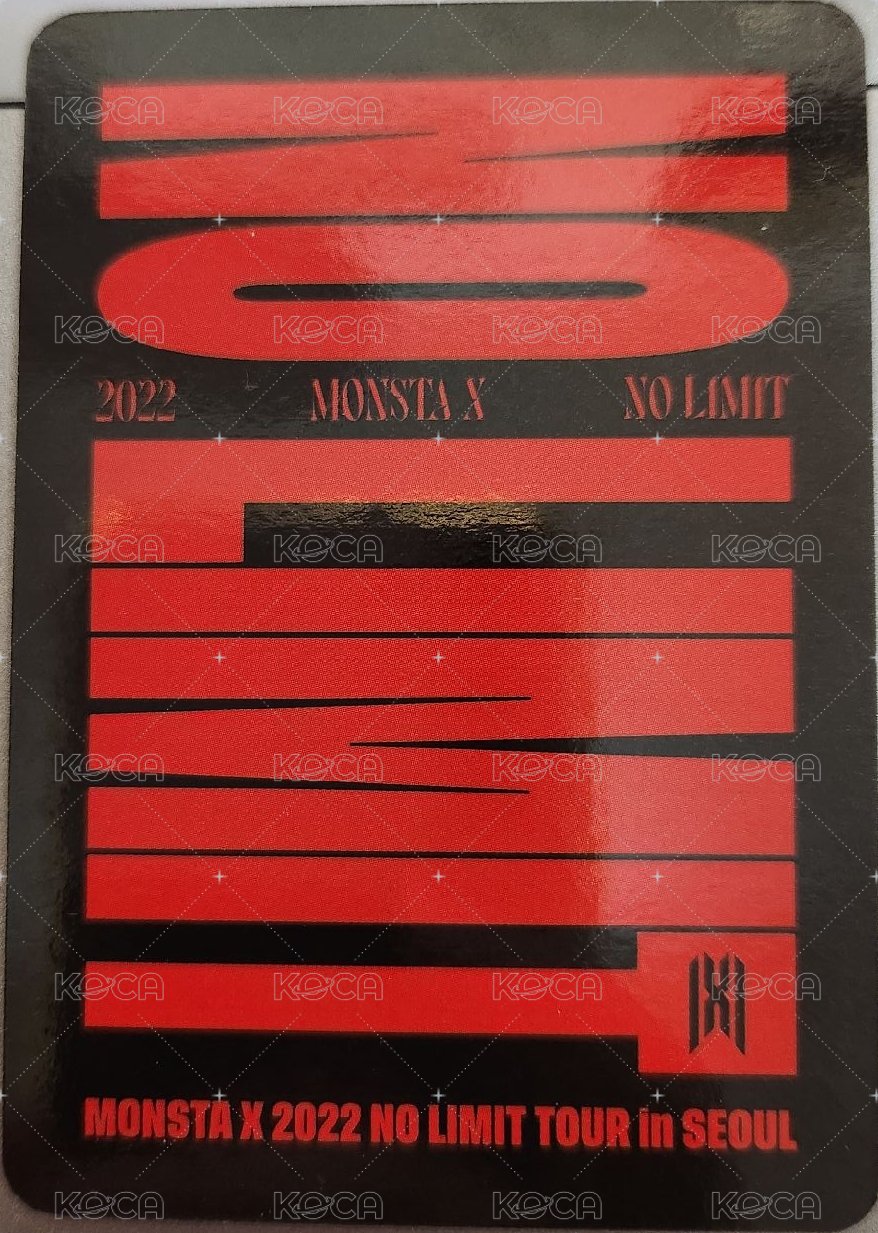 2022巡演首爾場 周邊卡 隨機卡包 背面