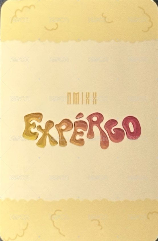expérgo sw 線下 4.0 簽售卡 洗面乳圭 背面