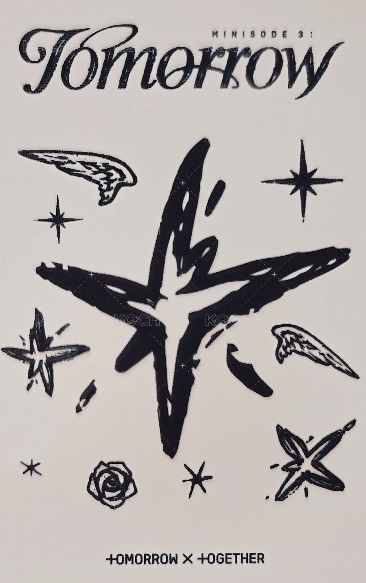 迷六 yzy 北京一直娛 簽售卡  背面