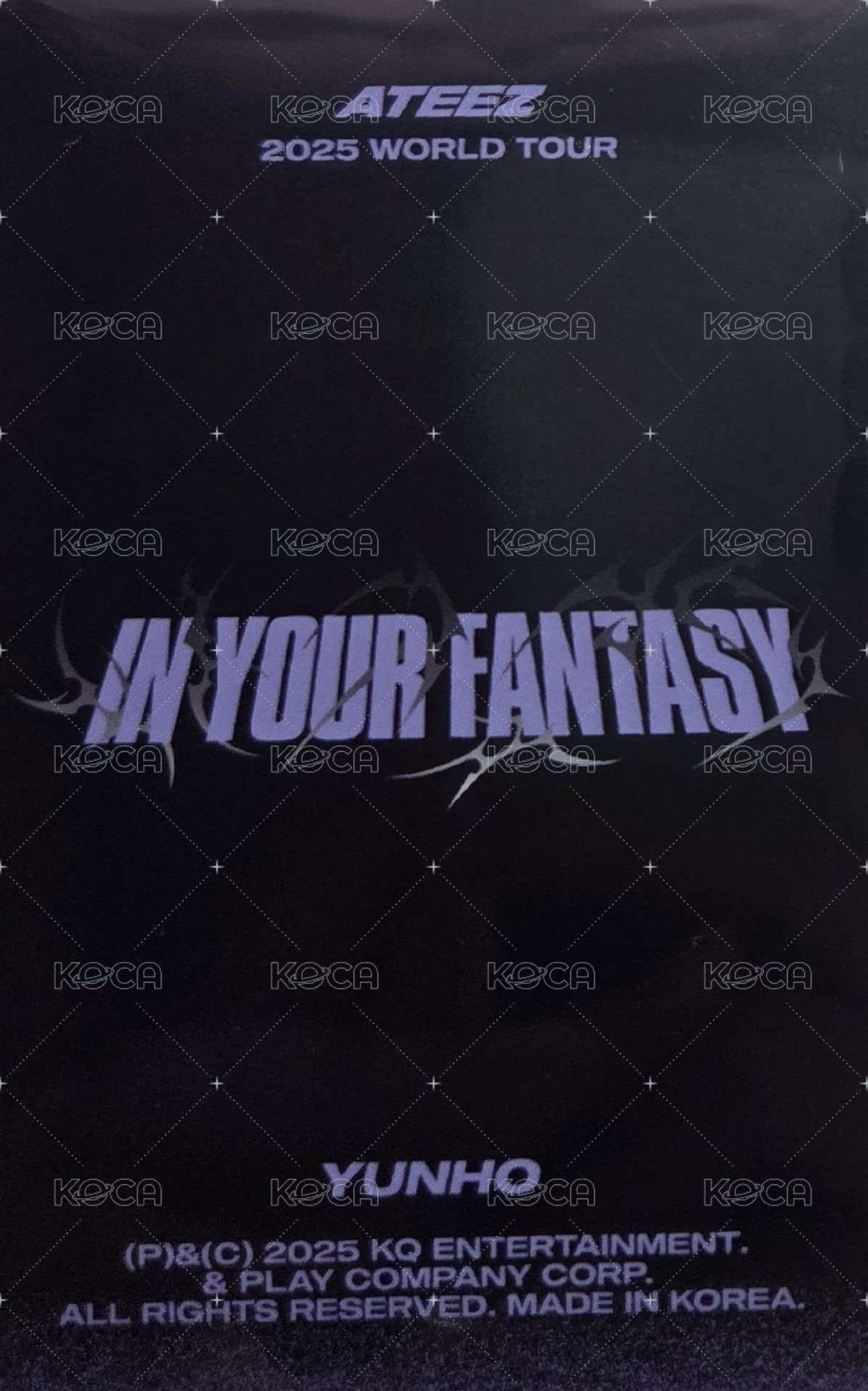 IN YOUR FANTASY 周邊卡 PHOTO SET 背面