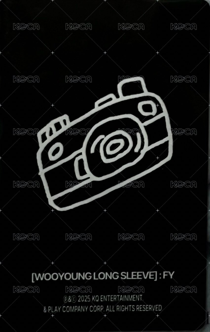 WOOYOUNG [LONG SLEEVE] : FY 周邊卡  背面