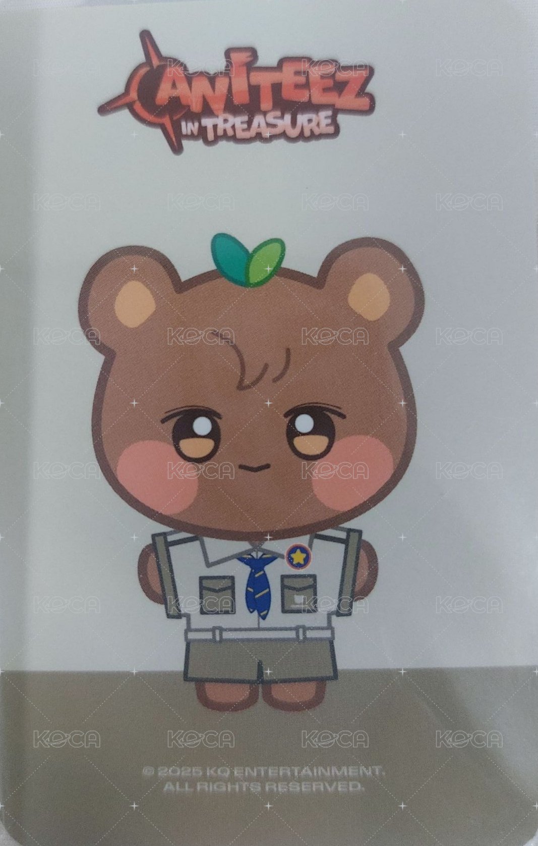 ANITEEZ IN TREASURE 周邊卡  背面