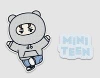 MINITEEN 別針襟章 