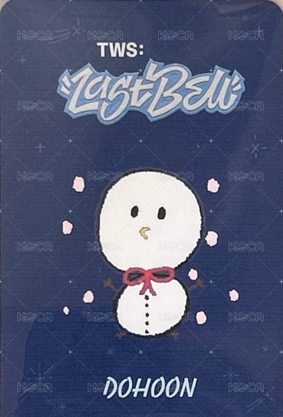 Last Bell 打歌卡  背面