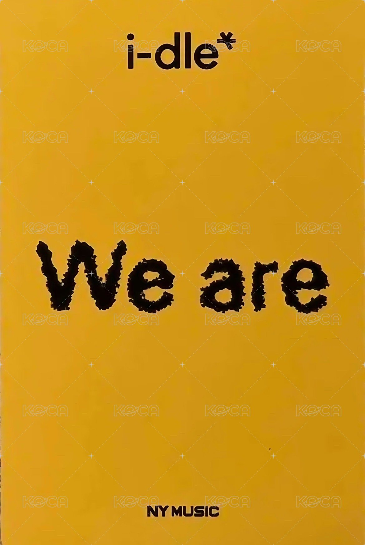 We are ny 3.0 簽售卡 凝視 背面