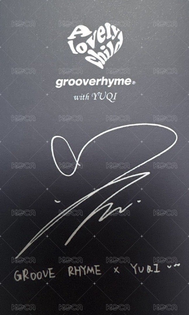 代言卡 gooverhyme -琦 背面