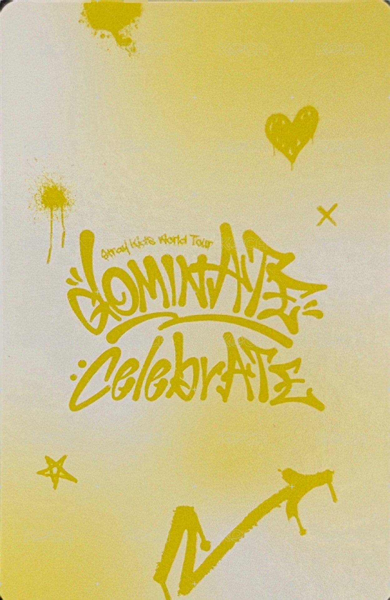 3rd 世巡安可快閃店 入場卡 / 場限卡 首爾 10/18 背面