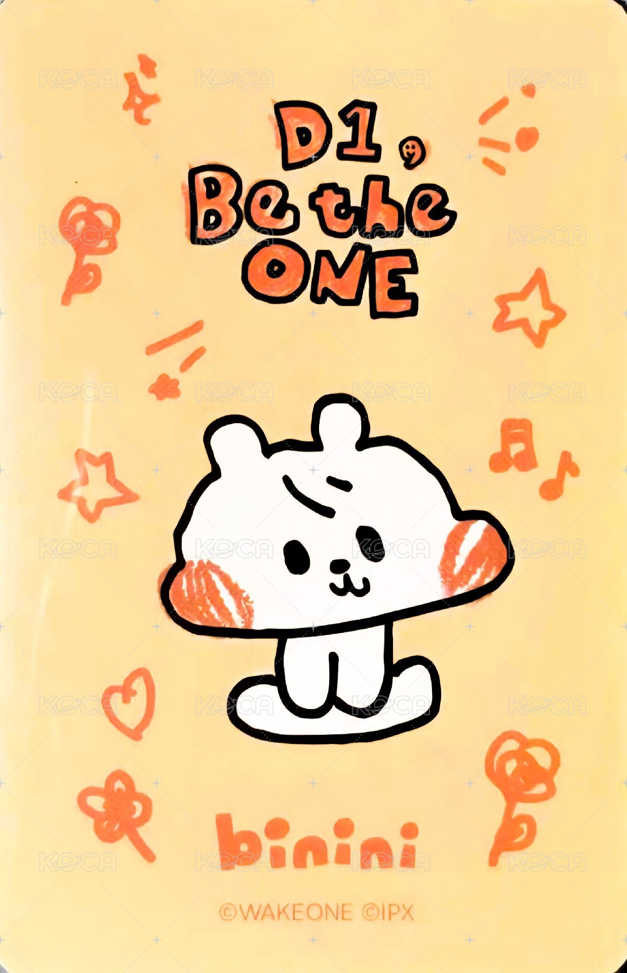 迷三快閃 周邊卡 帆布袋卡 背面