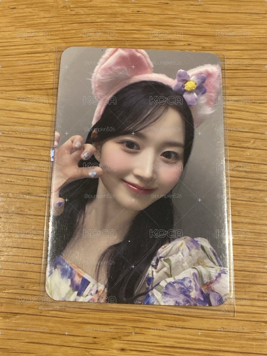 NMIXX Haewon am特典卡 動物髮箍嫄