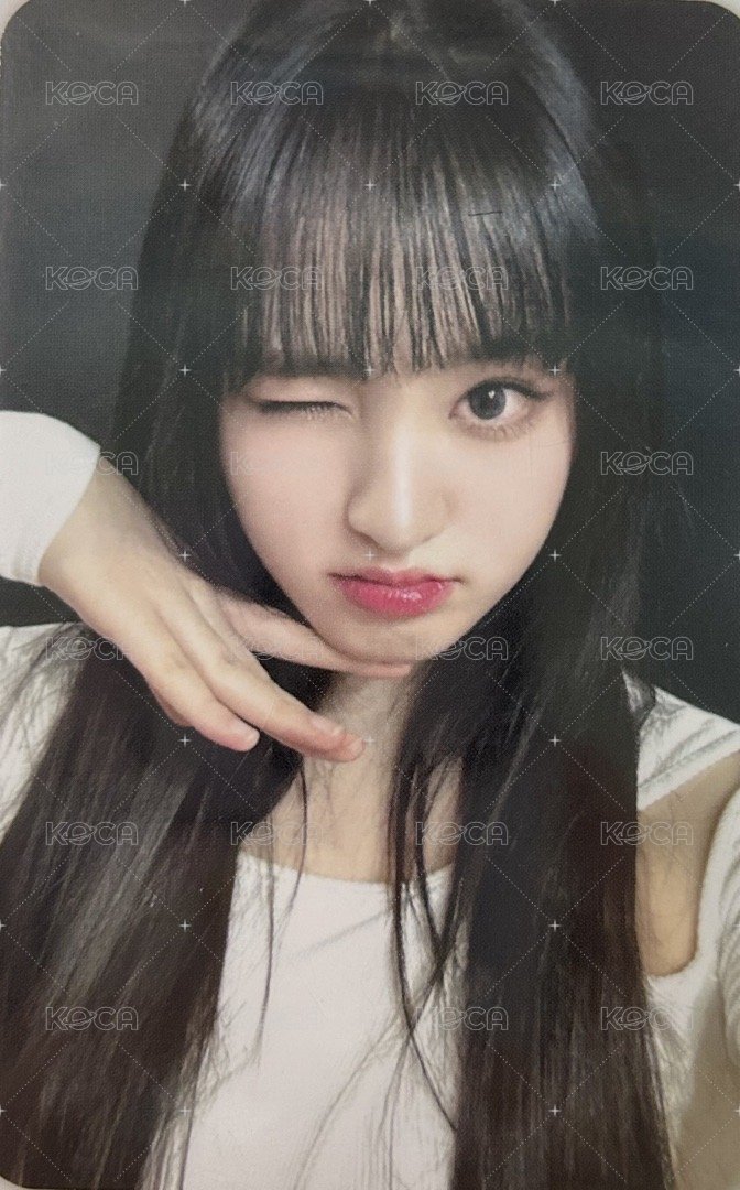 I've IVE sr 1.0 簽售卡  正面