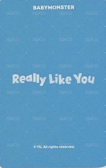 25’世巡 yg 拼圖卡 周邊卡  背面