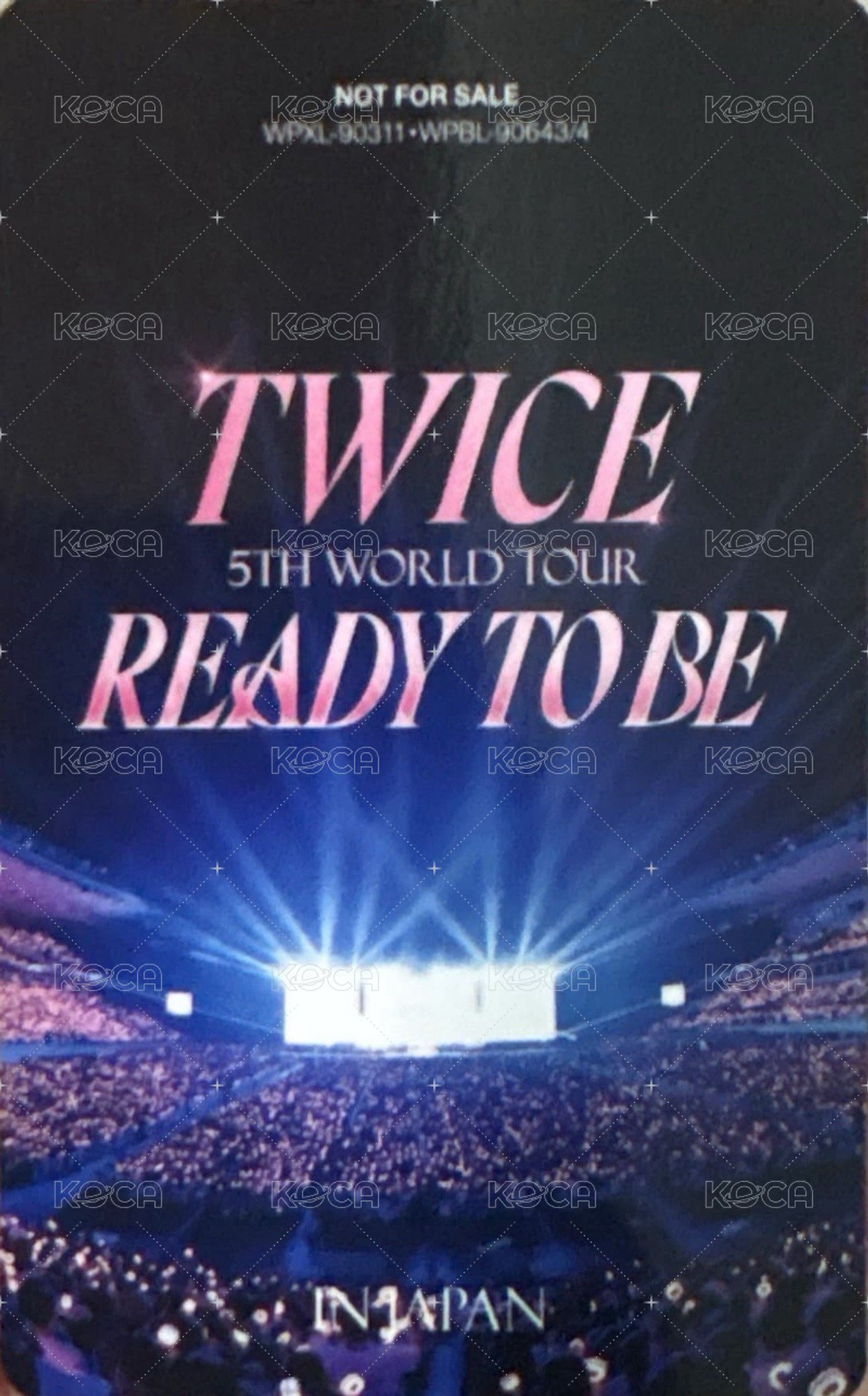 23’ 五巡 演唱會 DVD / CD 卡 日巡彩 背面