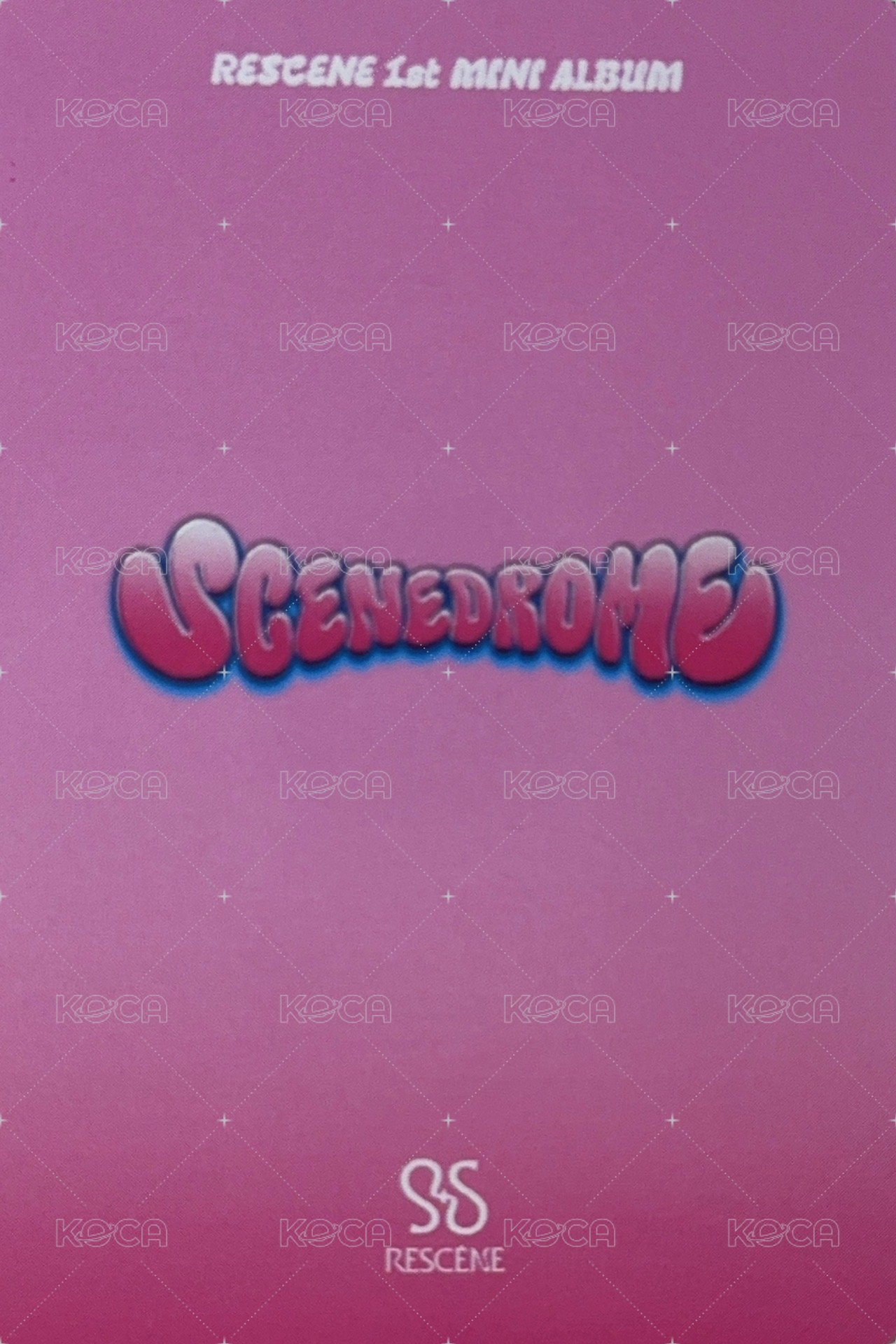 SCENEDROME 專輯卡 迷一 電子專卡 背面