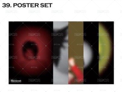 G-DRAGON 世巡 A4海報組