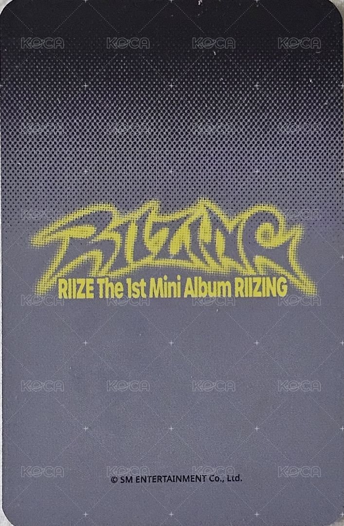 RIIZING sw 幸運卡  背面