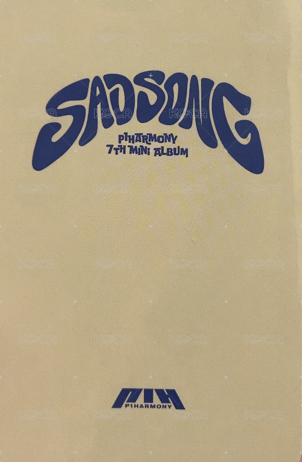 SAD SONG nemoz 特典卡  背面
