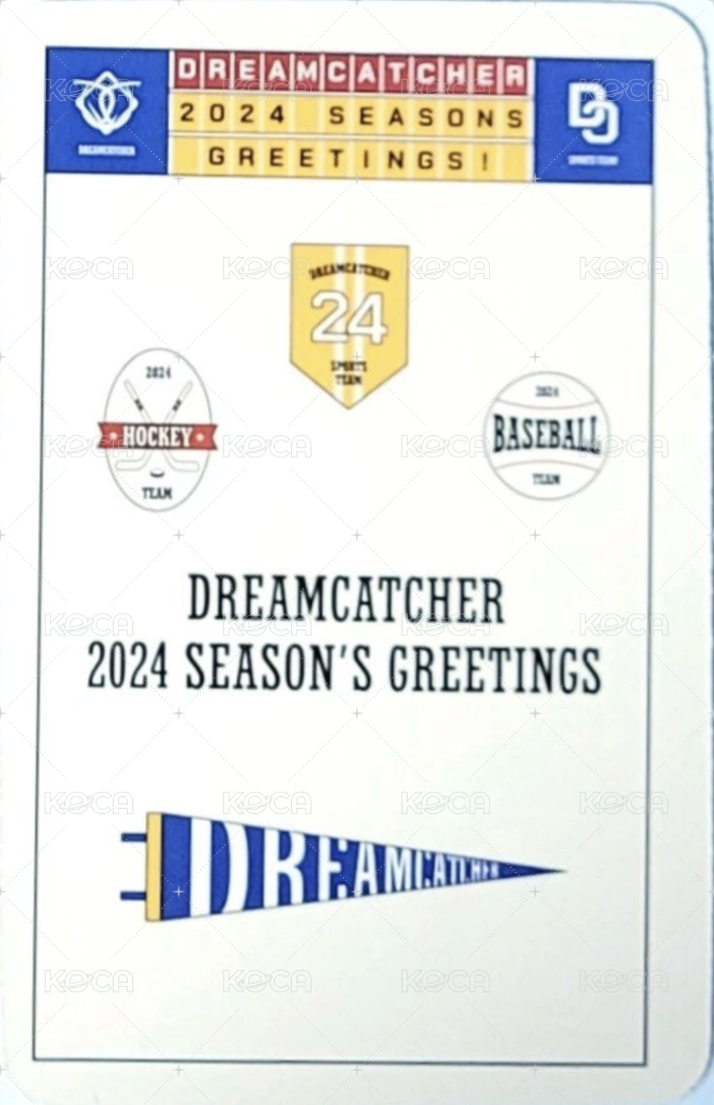 2024SG桌曆 am 特典卡  背面